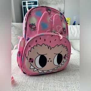 Kids Pink Monster Backpack - Cute Monster Design